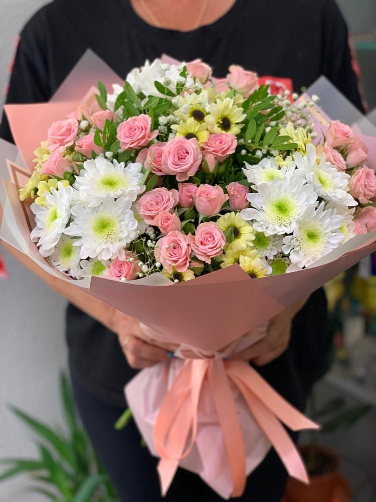 Букет цветов из: Розы и Хризантемы в Галиче