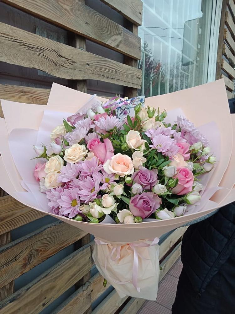 Букет цветов из: Розы и Хризантемы в Галиче