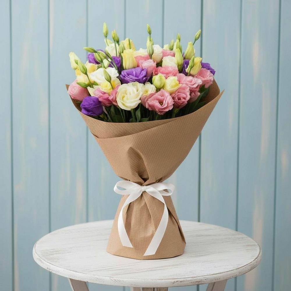 Букет цветов из: Лизиантусы в Галиче