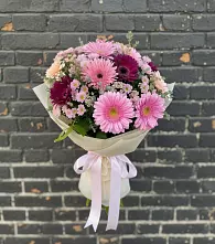 Букет цветов из:  Герберы и Хризантемы в Галиче