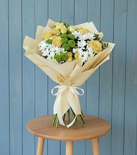 Букет цветов из:  Хризантемы и Розы #REPLACE_PRED# Галиче