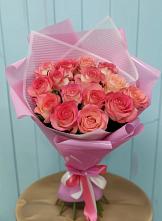 Букет 15 Розовых роз Равель в Галиче