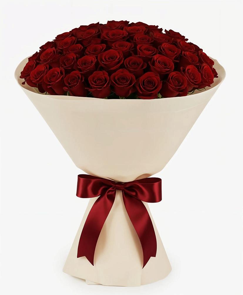 Букет 101 Бордовая роза Блэк Бакарра в Галиче